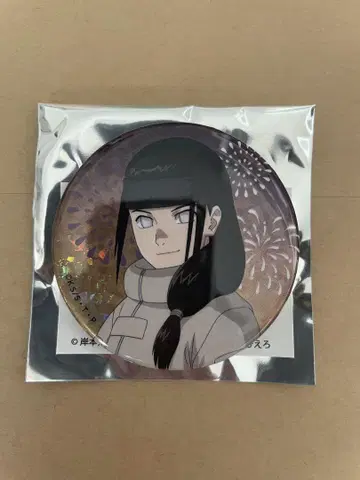 NARUTO 애니메이트 카페 히나타 네지 캔뱃지