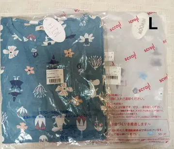 새상품 L 2점 세트 무민 리틀미이 코쿤 원피스 색스 그레이