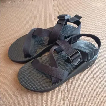 Chaco 블랙 스포츠 샌들