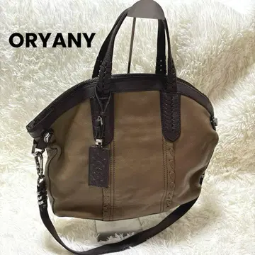 [ ORYANY ] 가죽 숄더백 브라운 2way A4 컴퓨터 가능