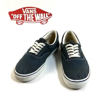 VANS 어센틱 에라 스니커즈 네이비 블루 27cm