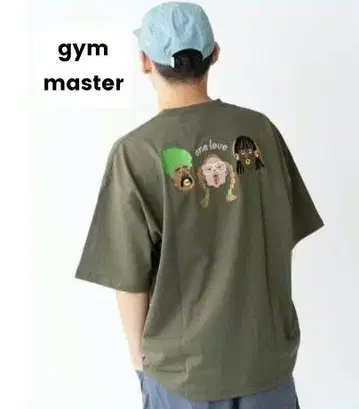 gym master 7.4oz one love 자수 반팔 T셔츠