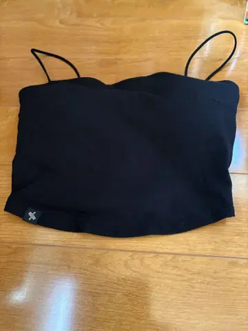 젝시믹스 크롭 기장 실키 브라탑