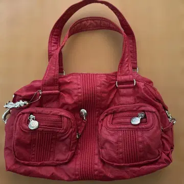 빨간색 키플링 Kipling 핸드백 토트백