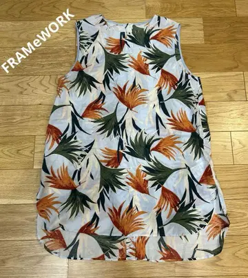 FRAMeWORK 프레임워크 민소매 에스닉 트로피컬