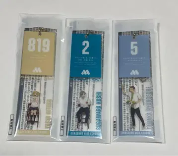 스가와라 다나카 야치 3세트 모스버거 하이큐 대기표풍 참
