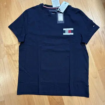 TOMMY HILFIGER 오가닉 코튼 티셔츠 XL 네이비