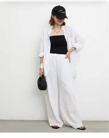 Deuxieme Classe Cotton linen relax 팬츠