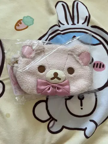 메종 드 플뢰르 코리락쿠마 곰 봉제 인형 파우치