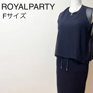 로얄파티 ROYALPARTY 슬리브리스 원피스 네이비색 예쁜 스타일