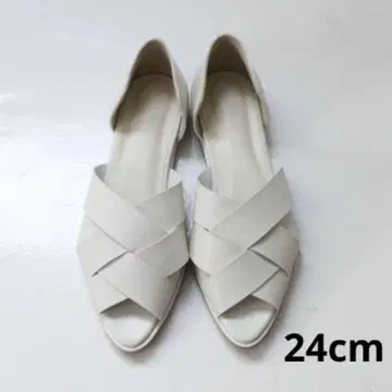 SESTO 2025 봄/여름 신상 메쉬 샌들 아이보리 24cm L 사이즈
