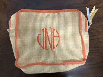 jnhearts pouch large yellow check