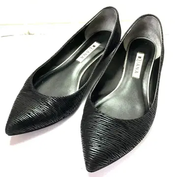 다이애나 플랫슈즈 블랙 23.5cm