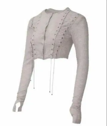 theredthread S lace up cardigan