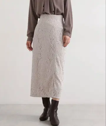 내추럴 뷰티 베이직 몰 레이스 타이트 스커트 그레이지 XS