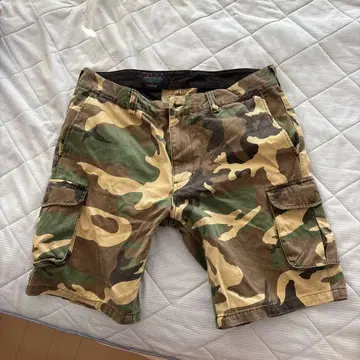 미시카 카모플라쥬 카고 숏팬츠