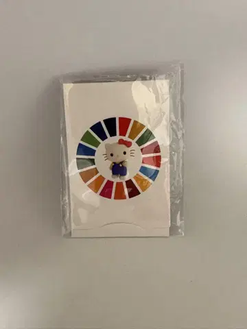 [한정품] 오사카 간사이 만국박람회 UN 한정 SDGs 헬로키티 핀 배지