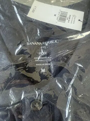 BANANA REPUBLIC 오가닉 코튼 피케 셔츠 M 미개봉 새상품