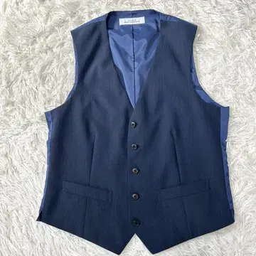 세탁 가능 UNITED ARROWS 유나이티드 애로우즈 베스트 네이비 M