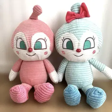 호빵맨 뮤지엄 짤랑이 코킨짱 코듀로이 봉제 인형