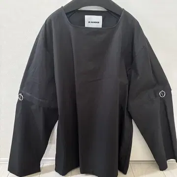JIL SANDER 블랙 긴팔 티셔츠