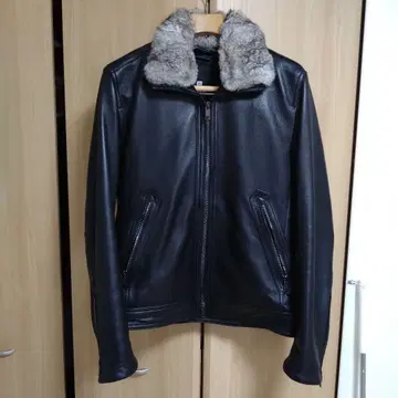 [컨디션 최상] BLACK LABEL 가죽 라이더 자켓 L