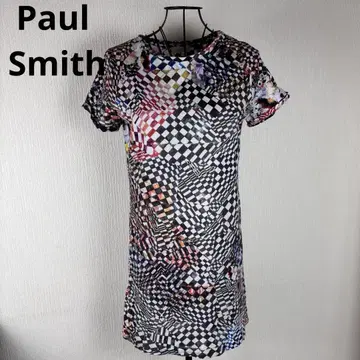 Paul Smith 컬러풀 패턴 미니 원피스 made in japan 면