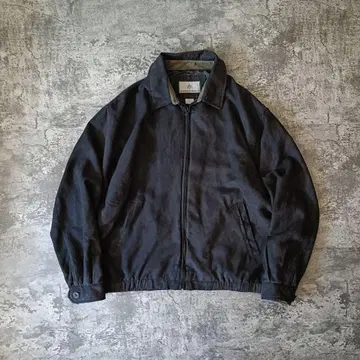 00년대 RAIN FOREST 페이크 스웨이드 블루종 XL