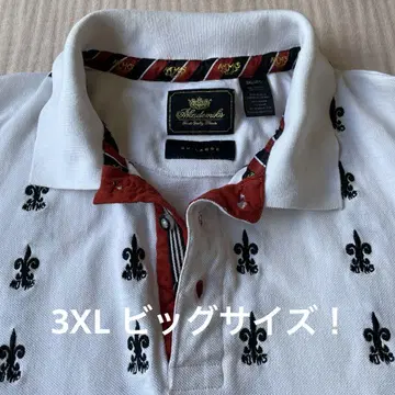 AKDMKS 풀 드 리스 패턴 피케 셔츠 3XL