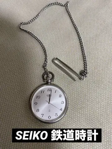 SEIKO 철도 시계 앤티크 새상품급