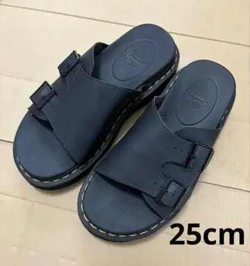 [ Dr.martens/닥터마틴 가죽 샌들 닥스 25.0cm ]