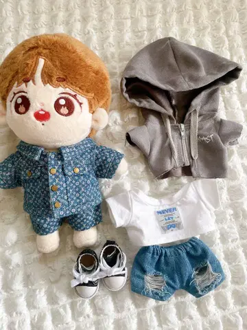 BTS 정국 20cm 인형 정국 봉제인형 방탄 봉제인형용 의류