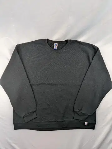 RUSSELL ATHLETIC XL 블랙 맨투맨