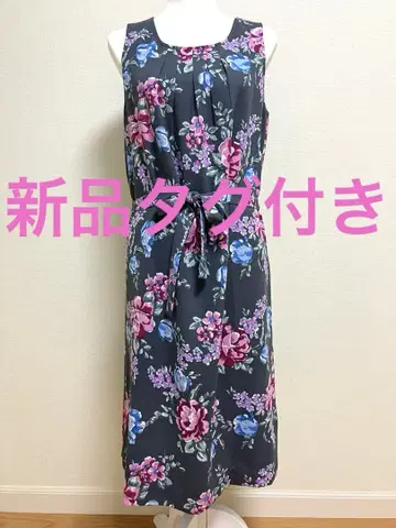 [택 포함 새상품] 로라 애슐리 원피스 꽃무늬 슬리브리스 11호