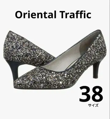 Oriental Traffic 라메 펌프스 38 (24.5cm)