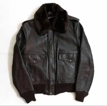 Schott 174US 가죽 플라이트 재킷 샷 G-1 사이즈 40