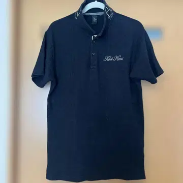 Karl Kani 블랙 피케 셔츠 L