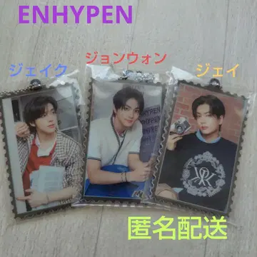 ENHYPEN 세가 럭키 쿠지 D상 아크릴 우표풍 키체인