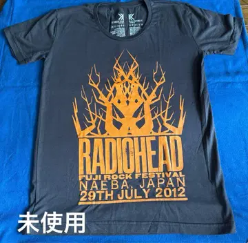 미사용 Radiohead 후지록 T셔츠 라디오 헤드 톰 요크 공식
