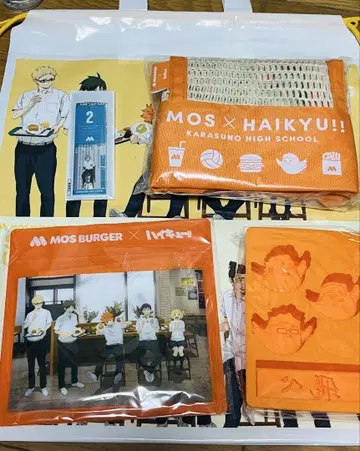 하이큐!! x 모스버거 콜라보 썸머 럭키백 스가와라 코시