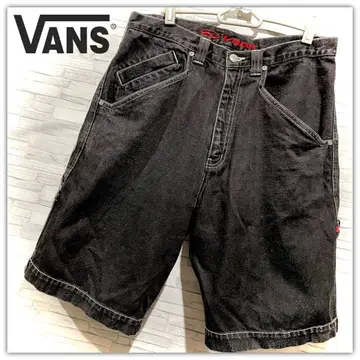 90년대 구 로고 Vans 반스 초와이드 데님 하프 데님 조츠 배기