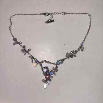 ANNA SUI 퍼플 계열 목걸이