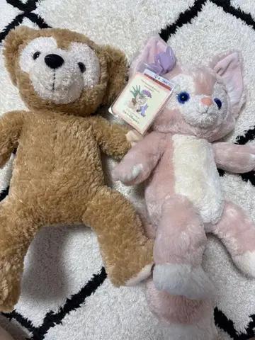 더피와 리나벨 봉제 인형 세트