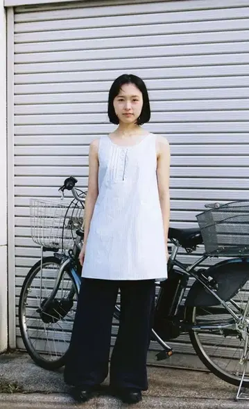 OHESHIO PINTUCK LAYERED MINI DRESS