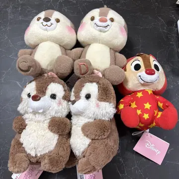칩과 데일 봉제 인형 세트
