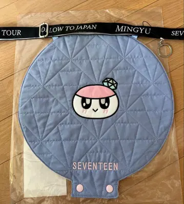 세븐틴 민규 숄더 스트랩 부채 커버 봉봉이 부채 케이스
