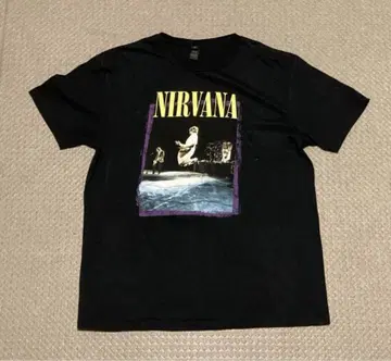 NIRVANA 그래픽 T셔츠 블랙
