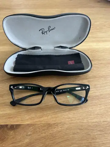 Ray-Ban 블랙 스퀘어 안경