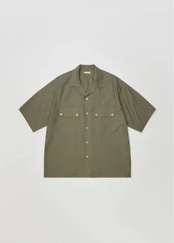 (컨디션 최상) ULTERIOR 25ss 반팔 셔츠 Size 4 올리브