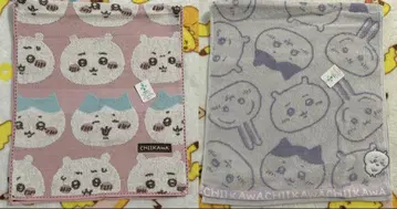 치이카와 페이스 타월 라인업 인사 치이카와 2매 세트